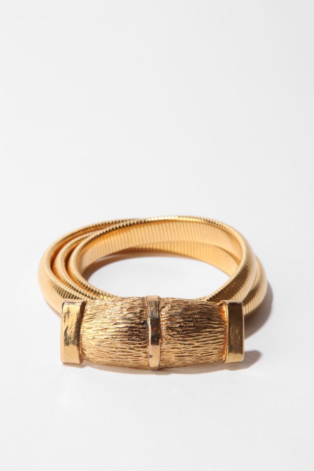 Vintage 70s Metal Stretch Belt #1
