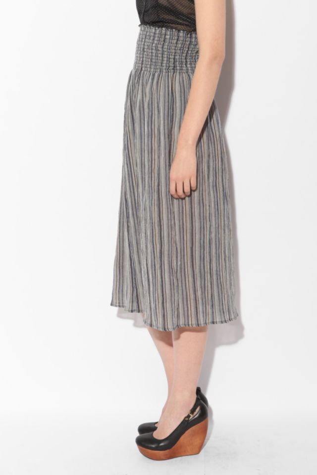 Urban Renewal Smocked Gauze Maxi Skirt #1