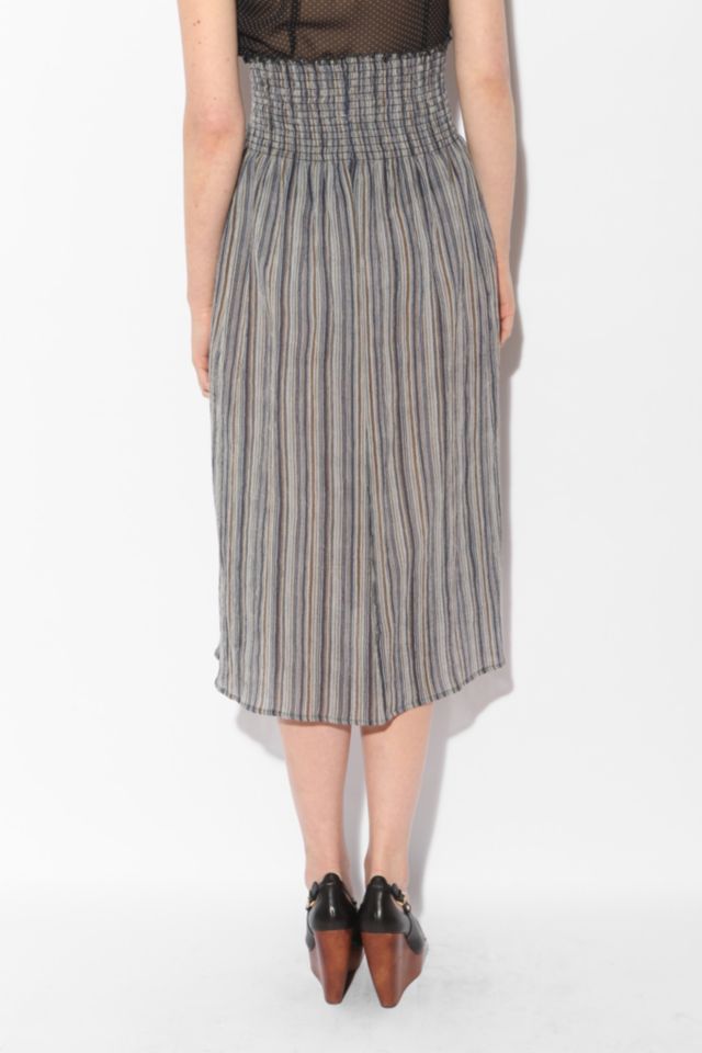 Urban Renewal Smocked Gauze Maxi Skirt #2