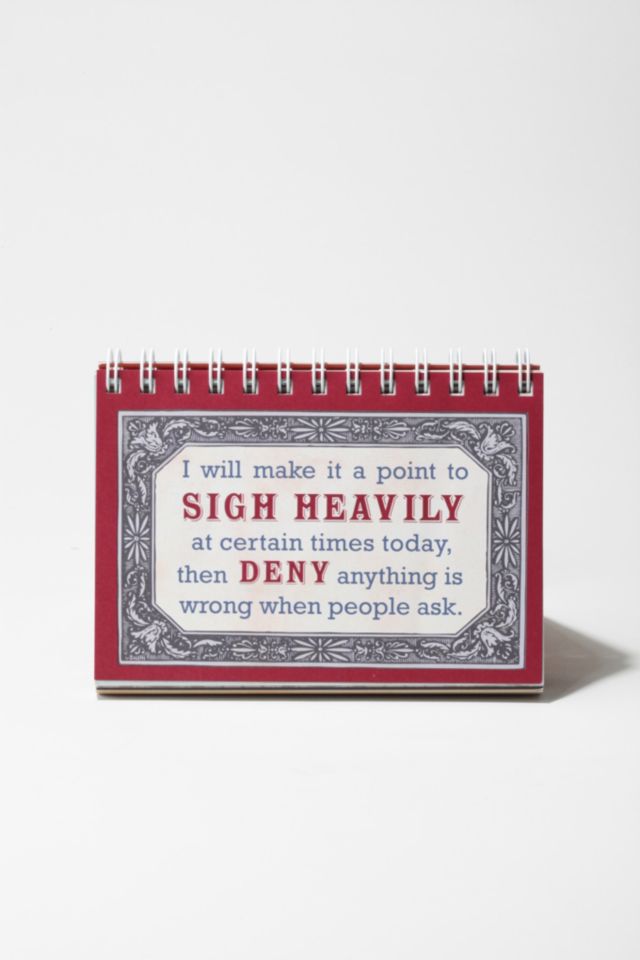 Today I Will Nourish My Inner Martyr Desktop Book par Sarah Wells et Ann Thornhill #1