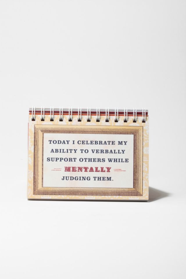 Today I Will Nourish My Inner Martyr Desktop Book par Sarah Wells et Ann Thornhill #2