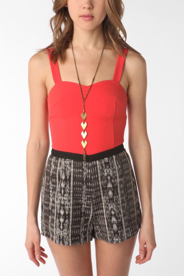 Sparkle & Fade Cutout Bustier Top #1