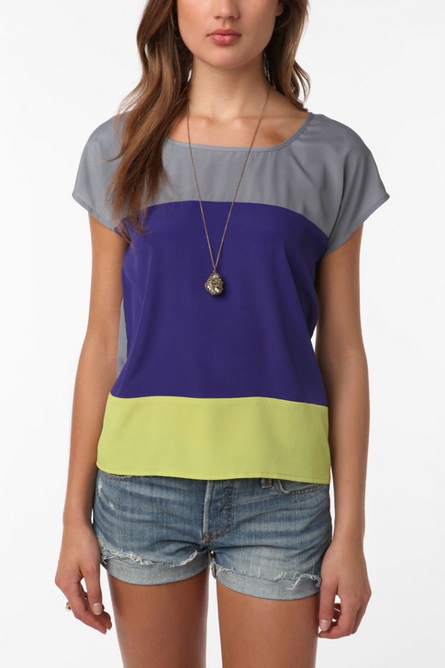 Sparkle & Fade Colorblock Top | Urban Outfitters Canada