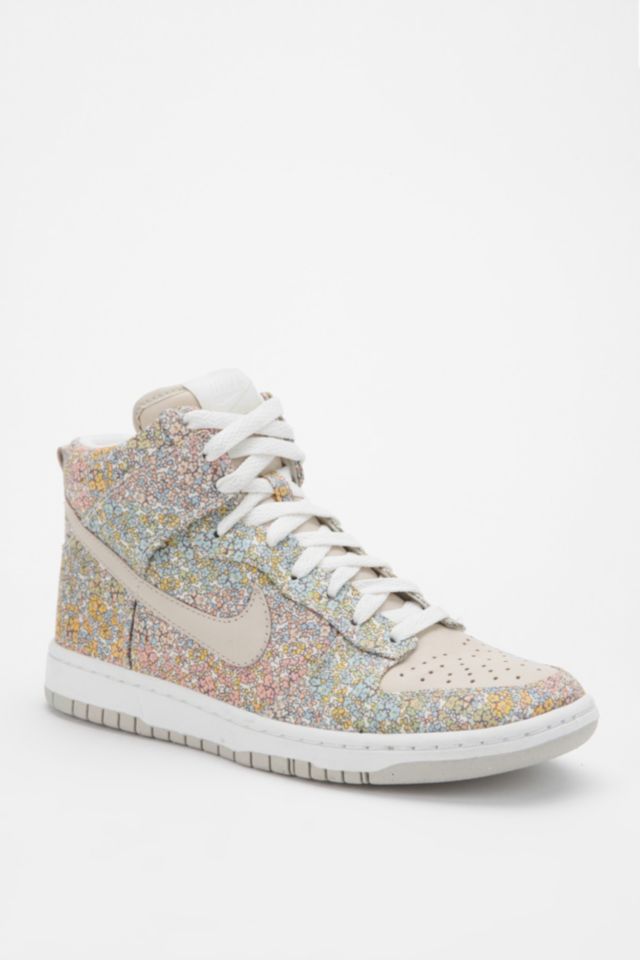 Floral liberty hotsell nike dunks