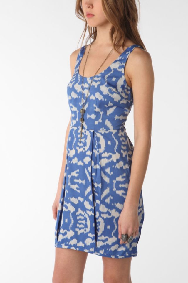 Silence & Noise Ikat Dress #1