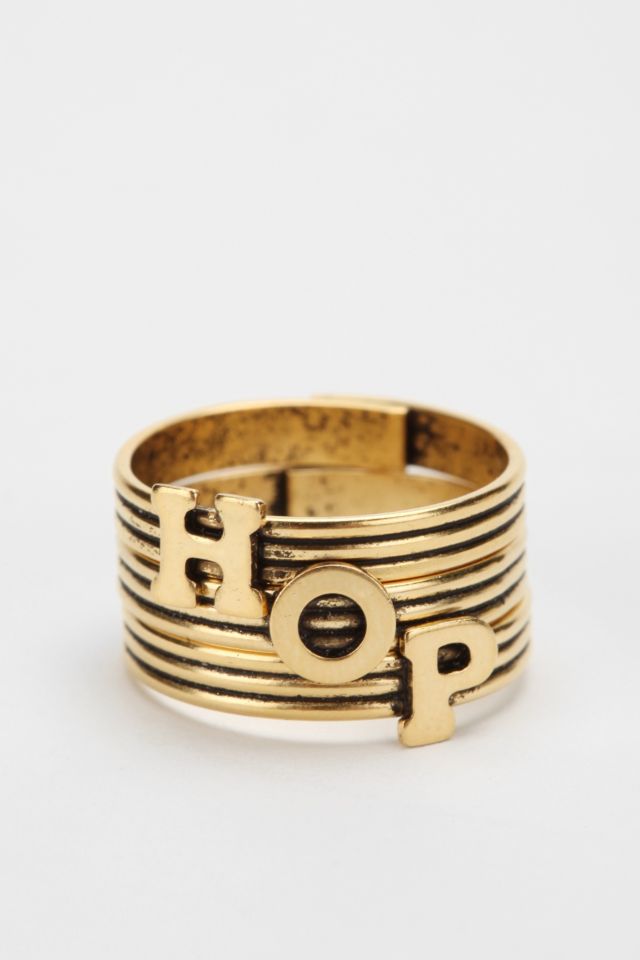 Stackable Initial Ring #3