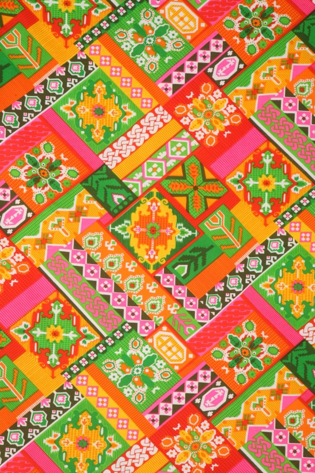 Geo Patchwork Tapestry #4