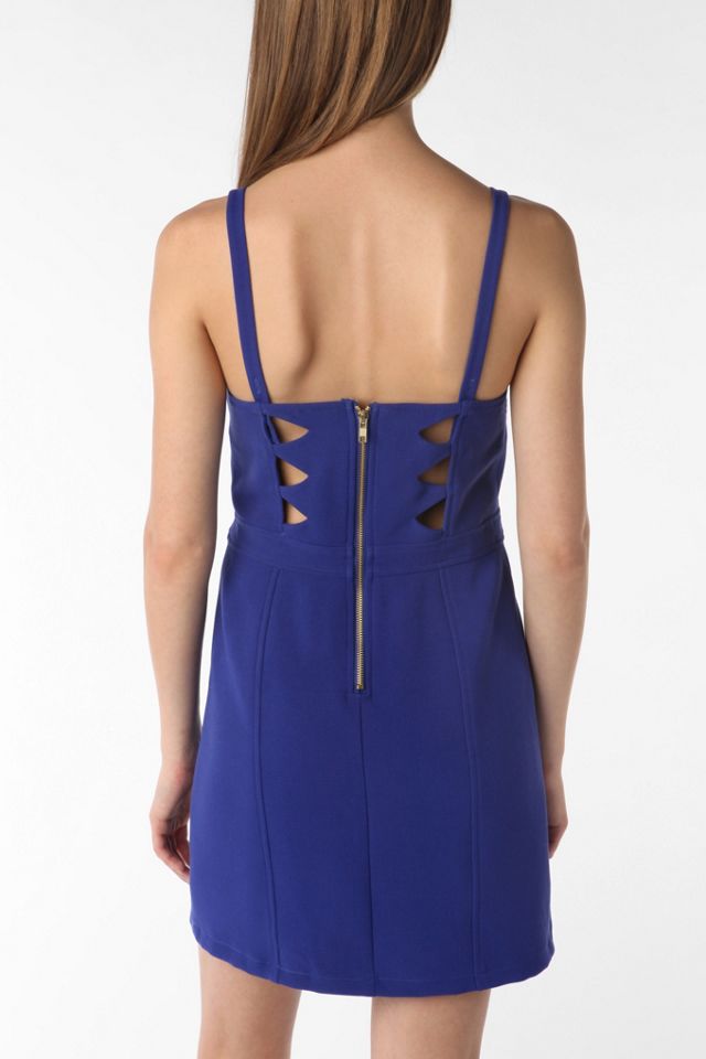 Sparkle & Fade Cutout Bustier Dress | Urban Outfitters