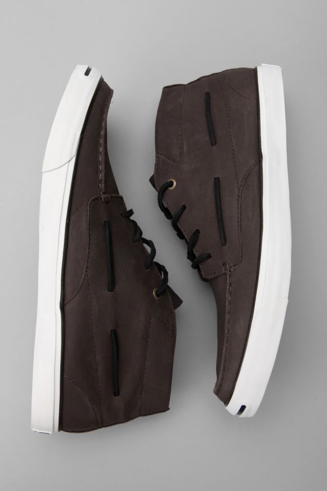 Converse Jack Purcell Leather Boat Shoe | Urban Outfitters