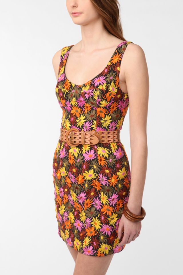 Vintage '90s Lolita Lempicka Floral Mini Dress #1