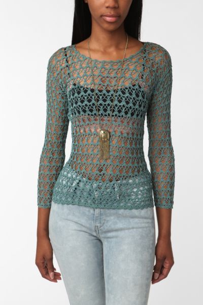 Vintage '90s Crochet Top | Urban Outfitters