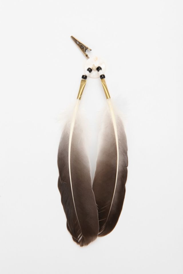 Double Feather Hair Clip #1