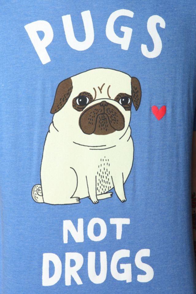 Gemma Correll Pugs Not Drugs Tee #1