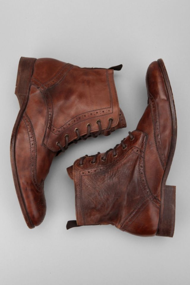 H by Hudson Angus Tan Washed Lace Up Boot #3