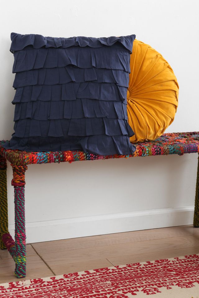 Waterfall Ruffle Pillow #3