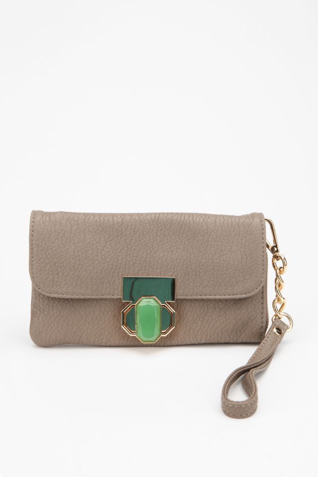 Deux Lux Gem Turnlock Clutch Urban Outfitters