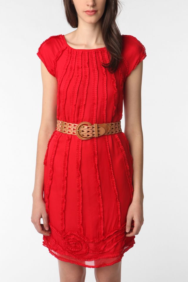 catherine malandrino red silk dress Catherine Malandrino