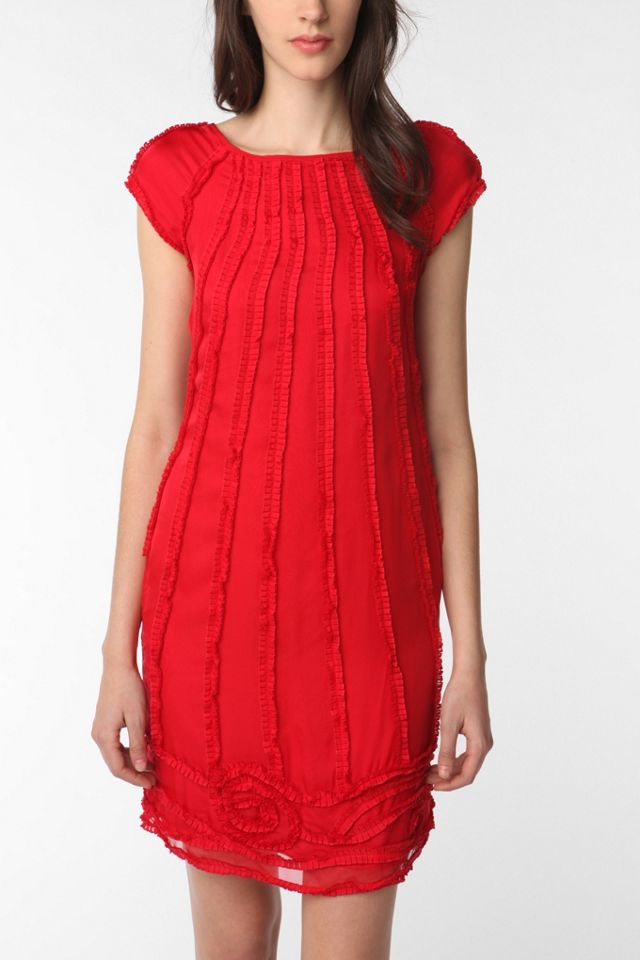 Vintage '90s Catherine Malandrino Silk Dress | Urban Outfitters