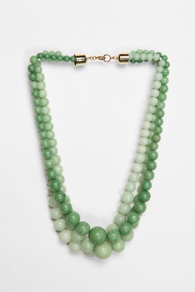 Vintage Layered Beaded Necklace | Urban Outfitters Canada