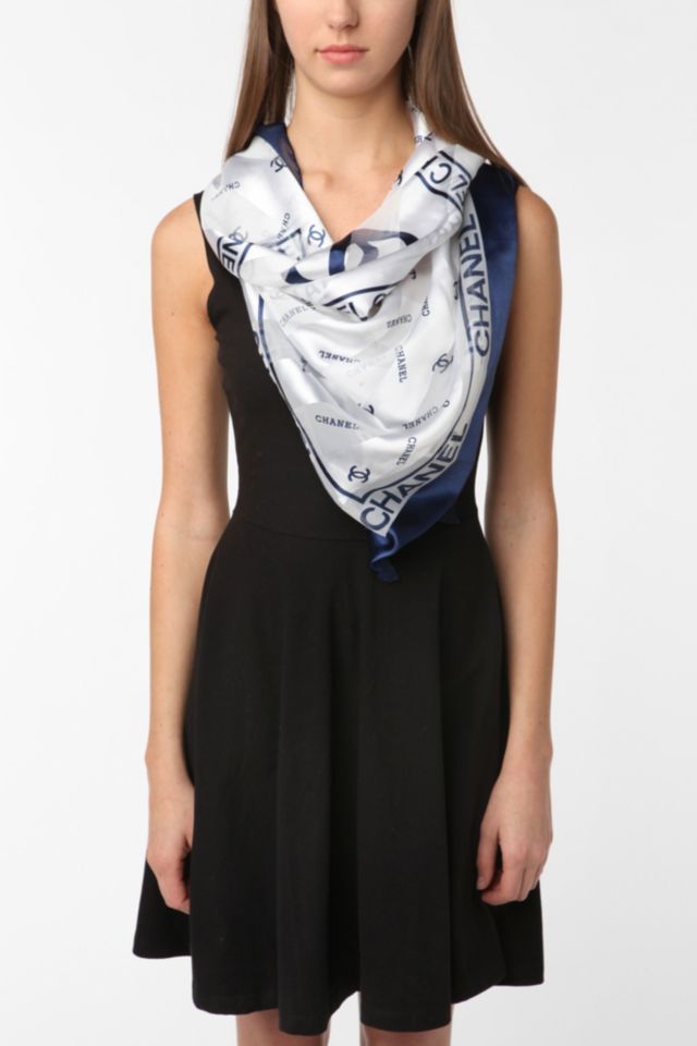 Vintage Chanel Silk Scarf | Urban Outfitters