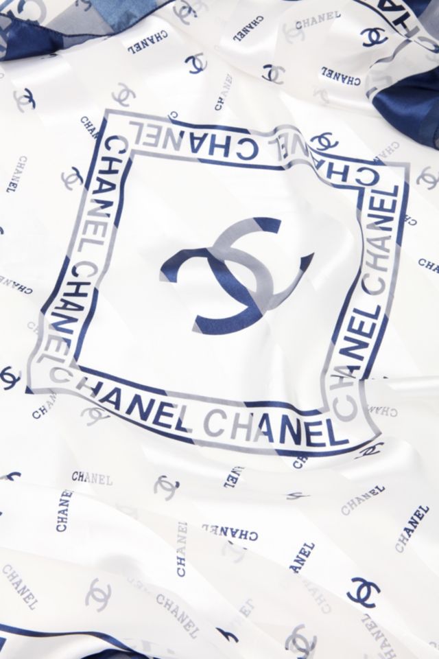 Rare Vintage Chanel Multicolor Silk Scarf | eBay