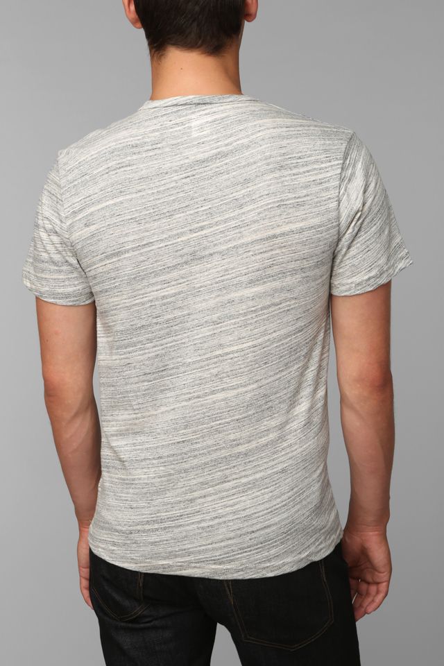 T-shirt en coton marbré à col en V BDG #3
