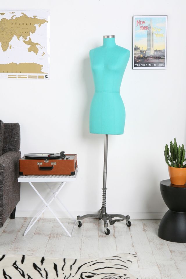 Wheeled Linen Dress Form | Urban Outfitters