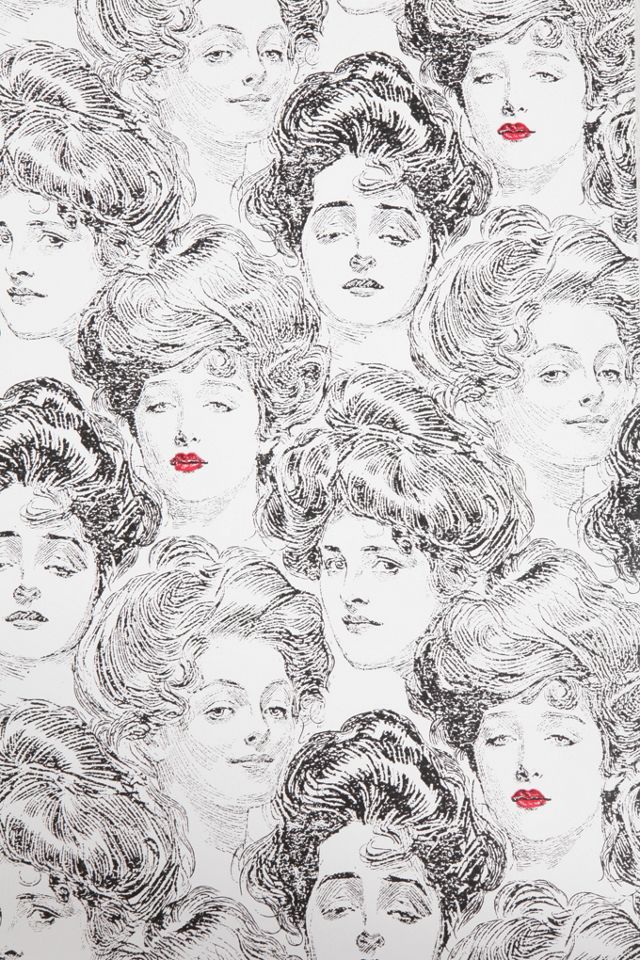 Gibson Girl Wallpaper | Urban Outfitters