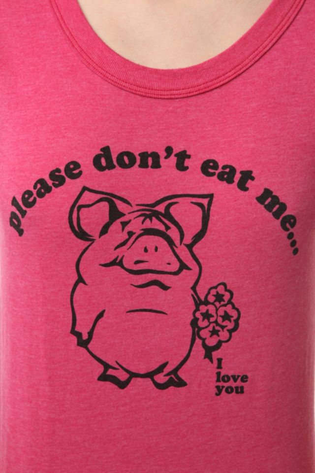 Please Don't Eat Me Crew Tee #3