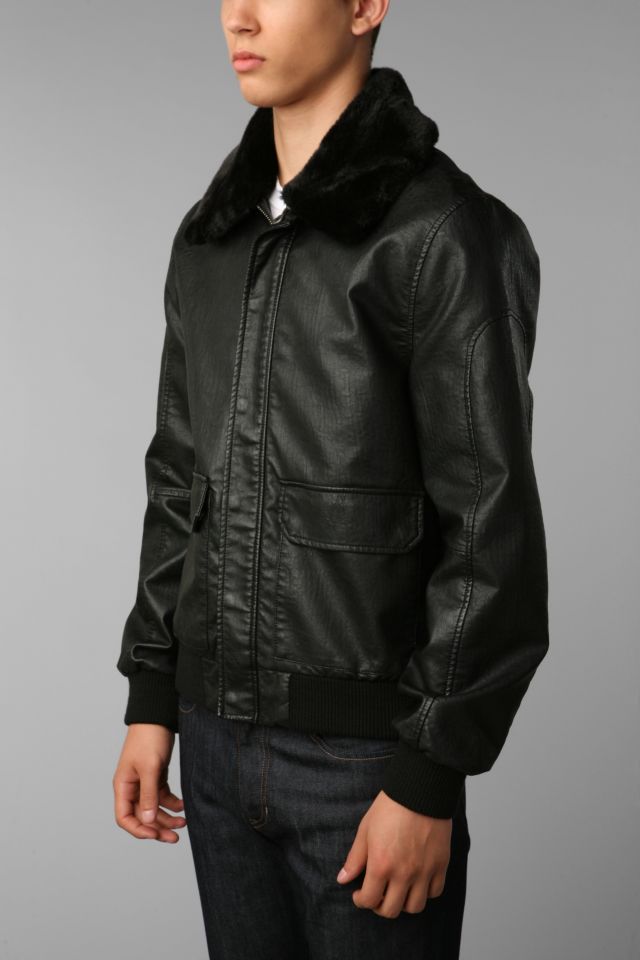 Cheap Monday Renor Faux Fur Collar Jacket #1