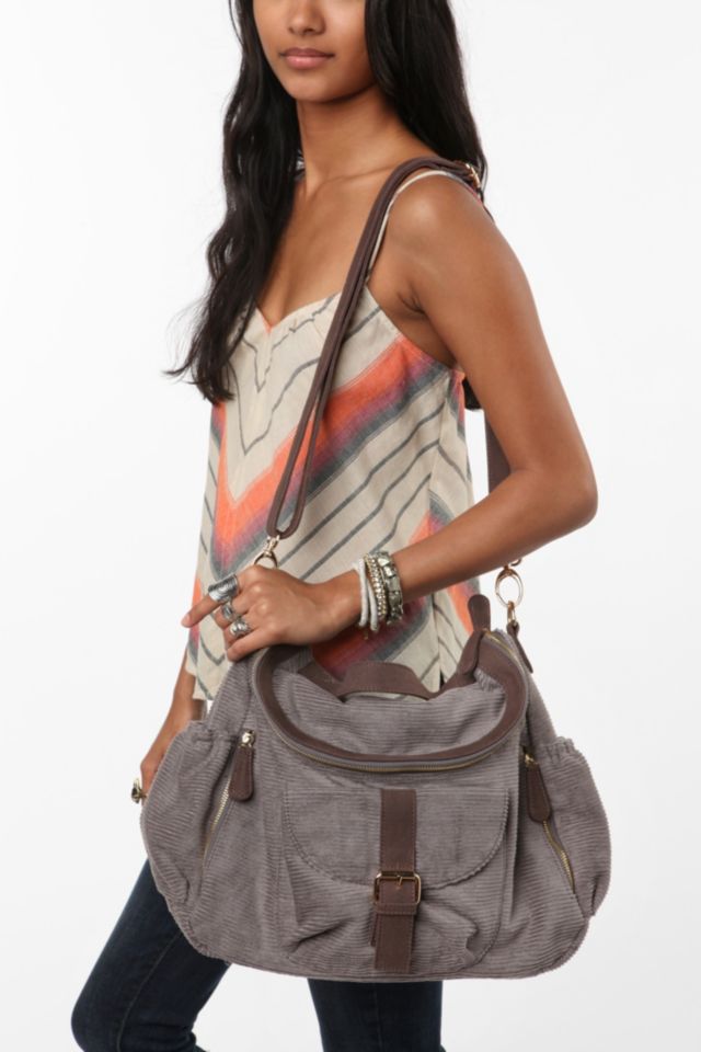 Deux Lux Zip-Flap Corduroy Backpack