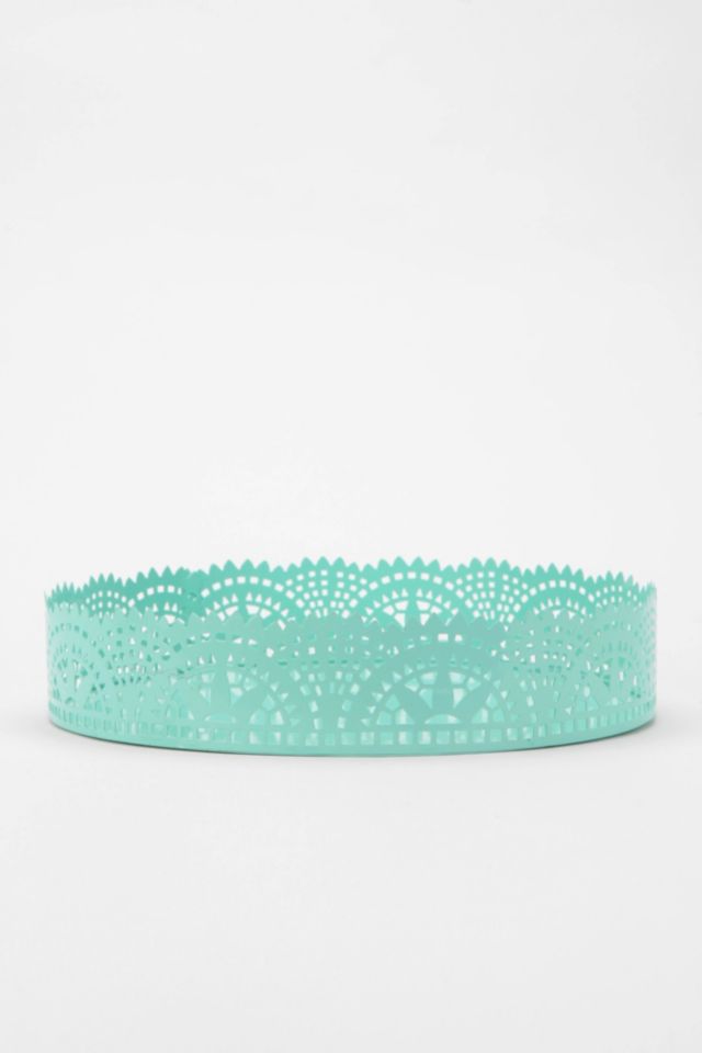 Plateau à motif dentelle #1