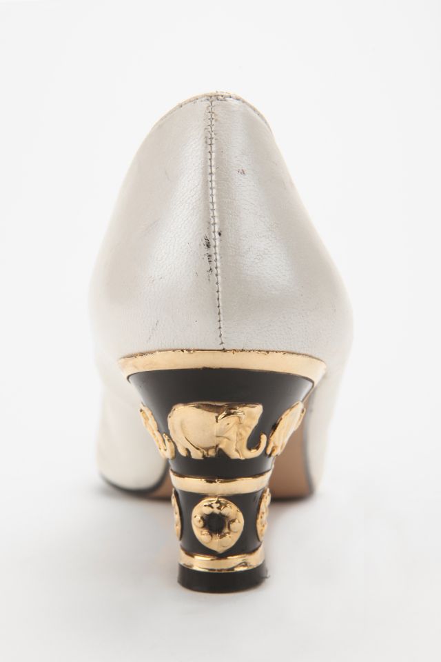Vintage '80s Embellished Heel Pump - Size 8 #2