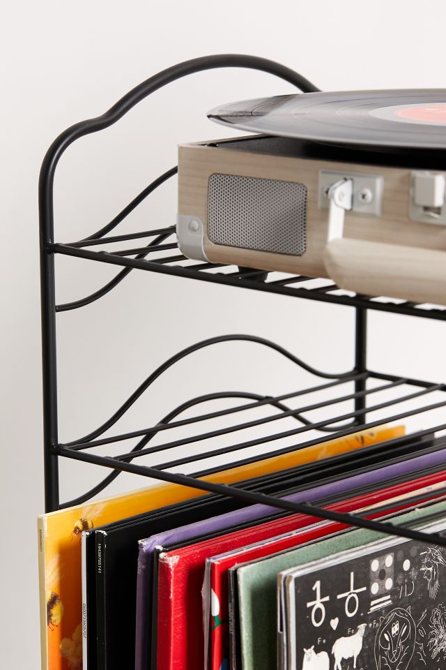 Retro vinyl storage rack at Urban Outfitters - Retro to Go