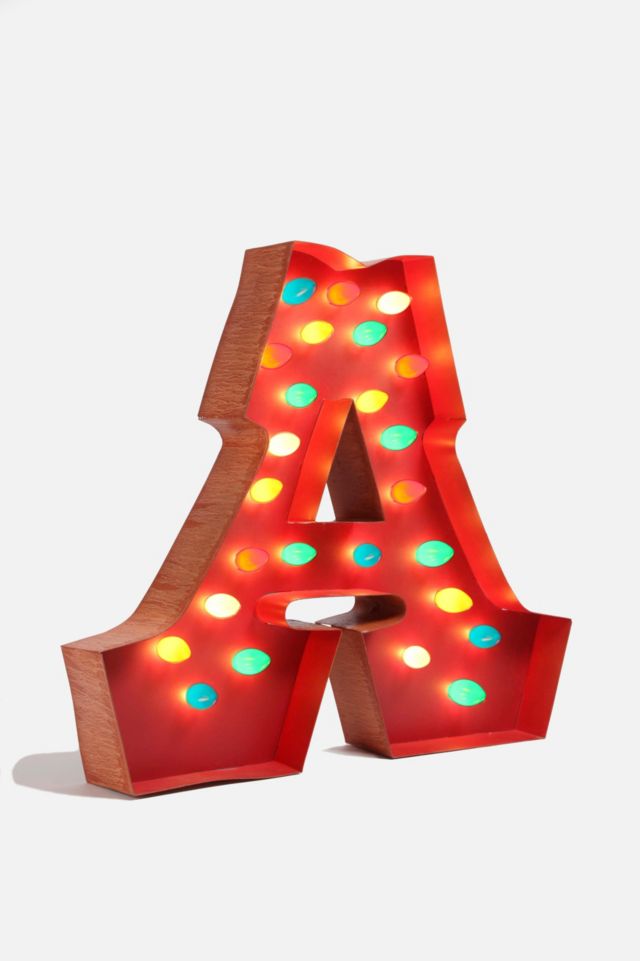Marquee Alphabet Light - Multi #1