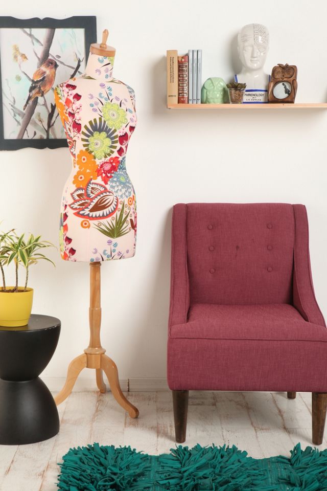 Floral Wood Base Dress Form | Urban Outfitters