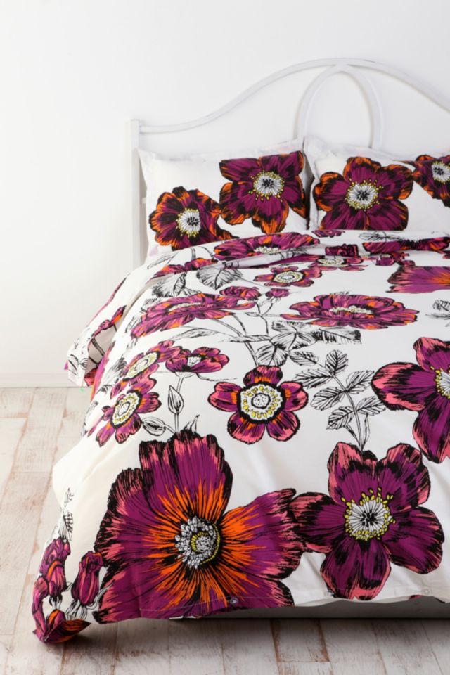Sketch Flowers Sham - Set of 2 #1