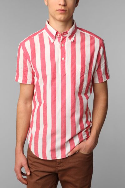 Uit Frustrerend hebben zich vergist GANT Rugger Madras Stripe Pullover Shirt | Urban Outfitters