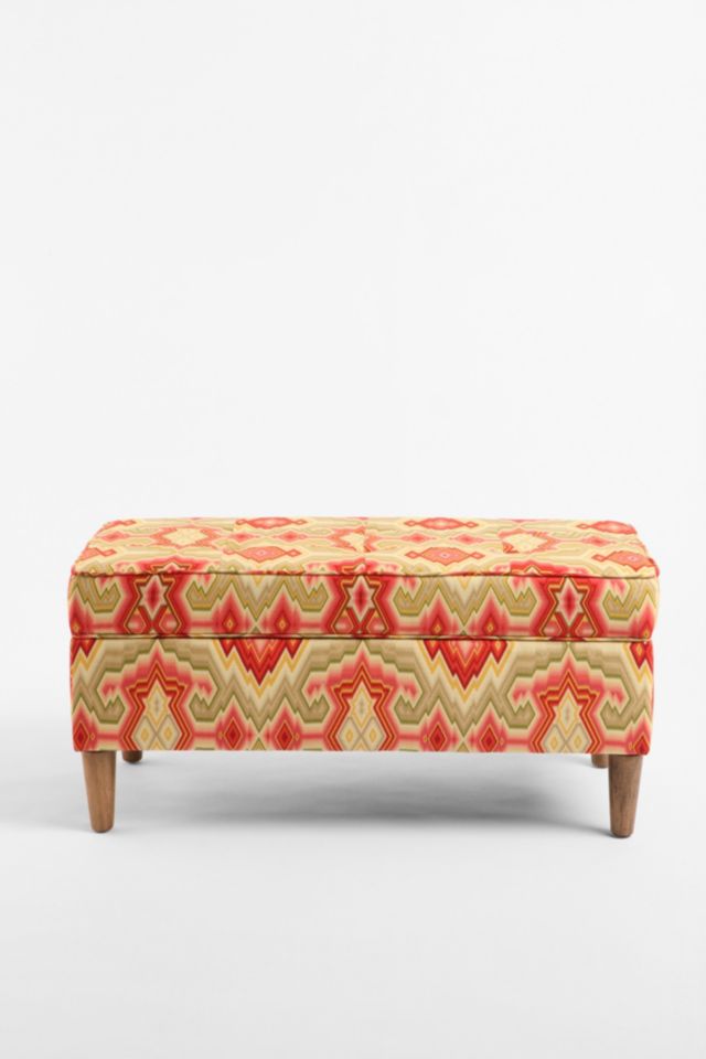 Jet Set Storage Bench - Geo Print #1