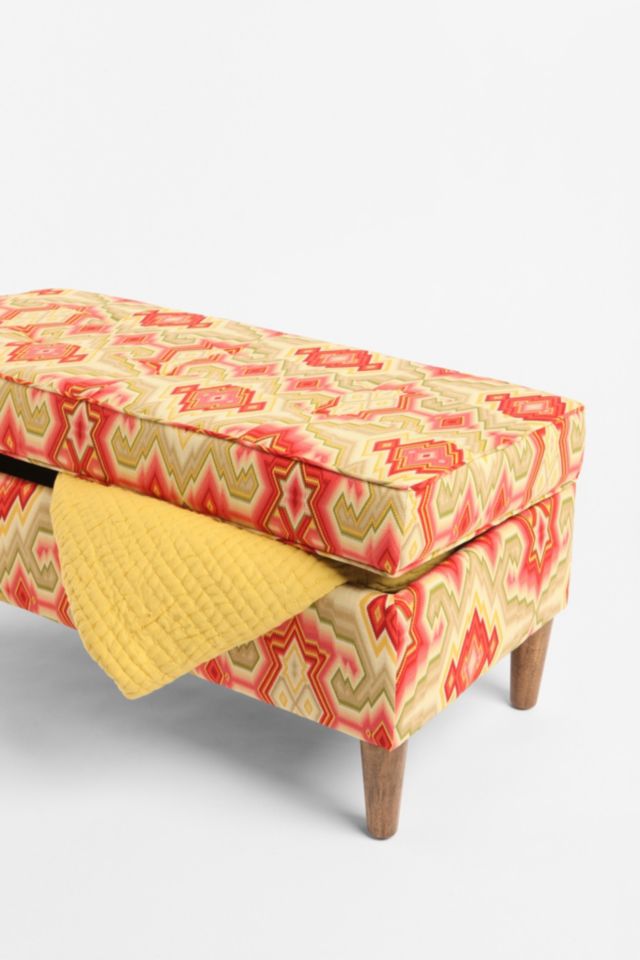 Jet Set Storage Bench - Geo Print #2