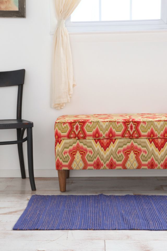 Jet Set Storage Bench - Geo Print #3