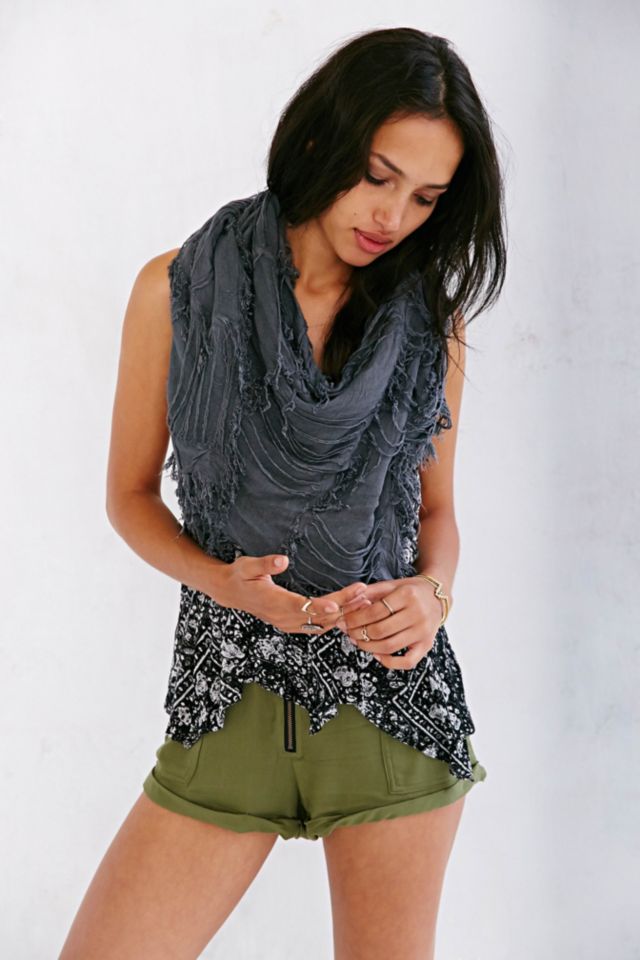 Deena & Ozzy Shredded Square Scarf #2