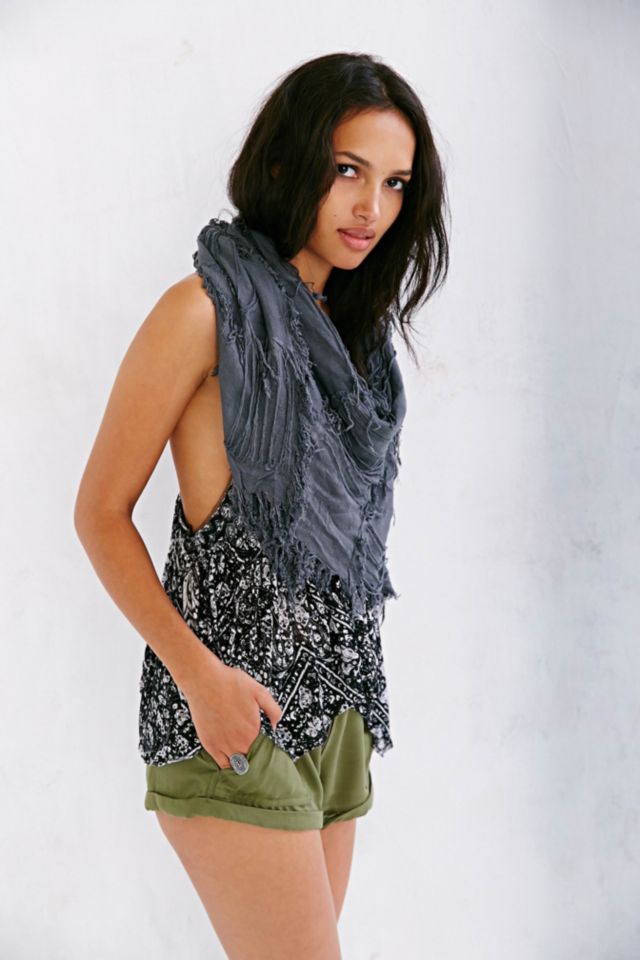 Deena & Ozzy Shredded Square Scarf #3