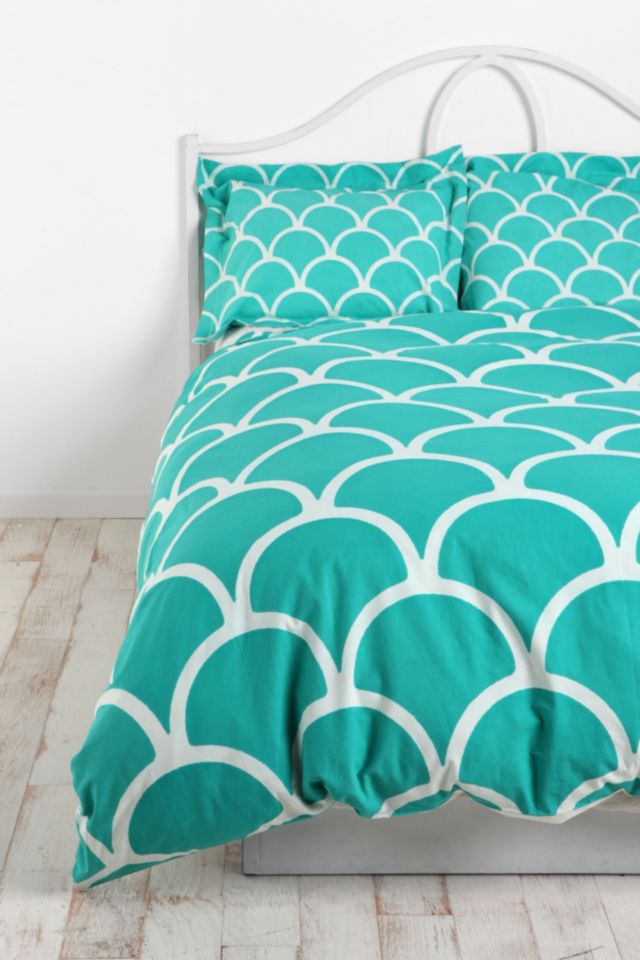 Stamped Scallop Duvet Cover #1