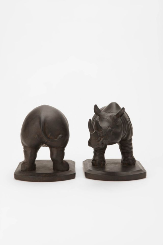 Rhino Bookend - Set of 2 #1