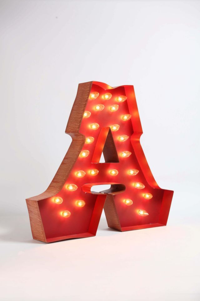 Marquee Alphabet Light - Clear #1