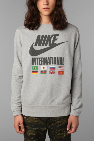 Flare Removal Unforeseen circumstances Nike International Crew Sweatshirt | Urban Outfitters