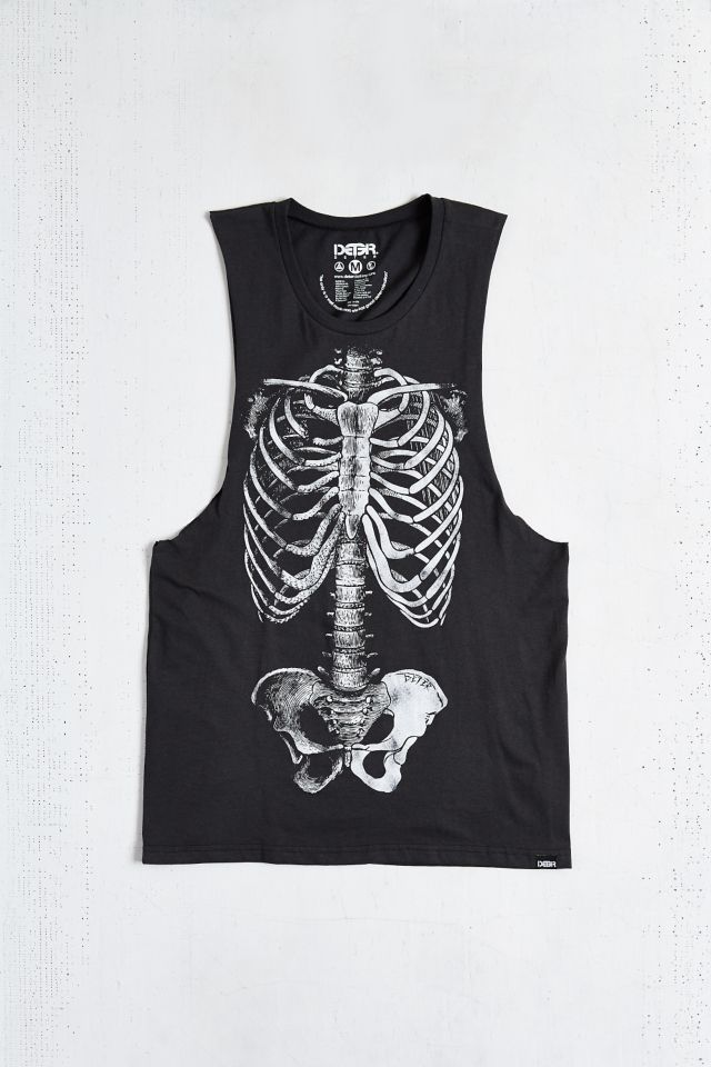 Deter Rib Cage Tank Top Urban Outfitters