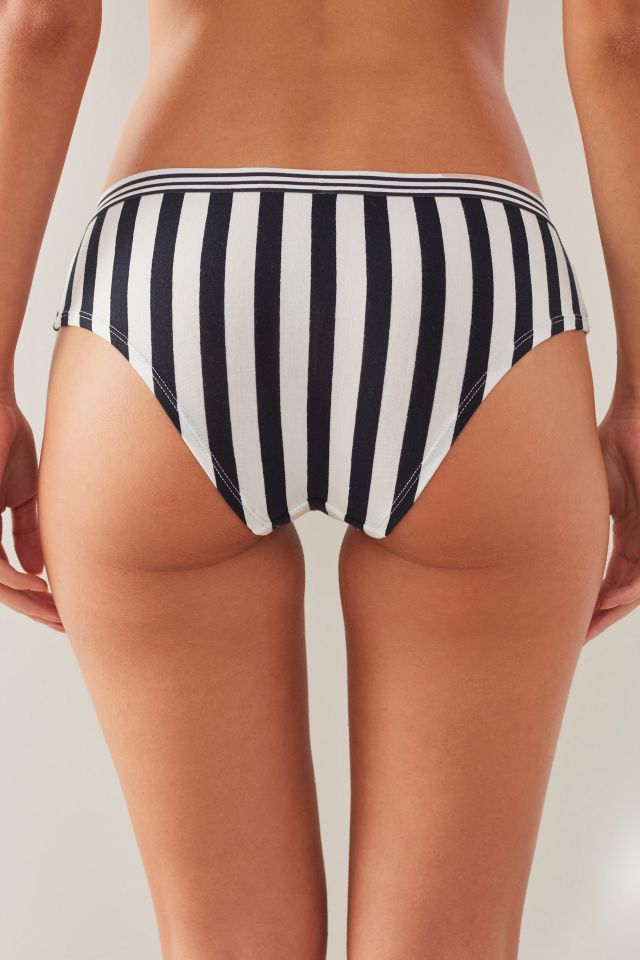 Out From Under Contrast Band Print Hipster #1