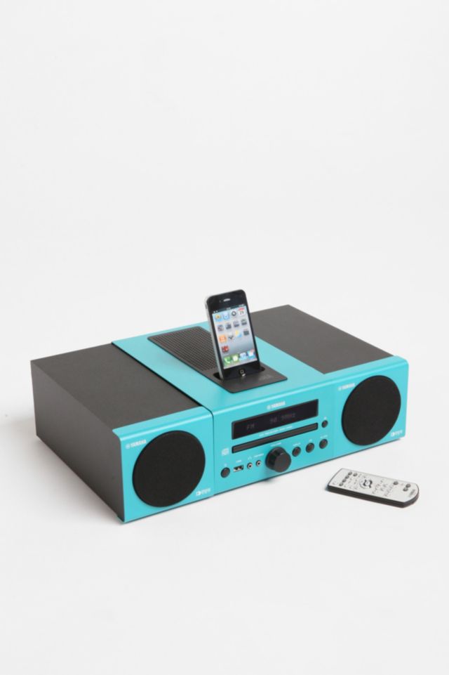 Yamaha MCR-040 Micro System MP3 Speaker Dock - Turquoise | Urban